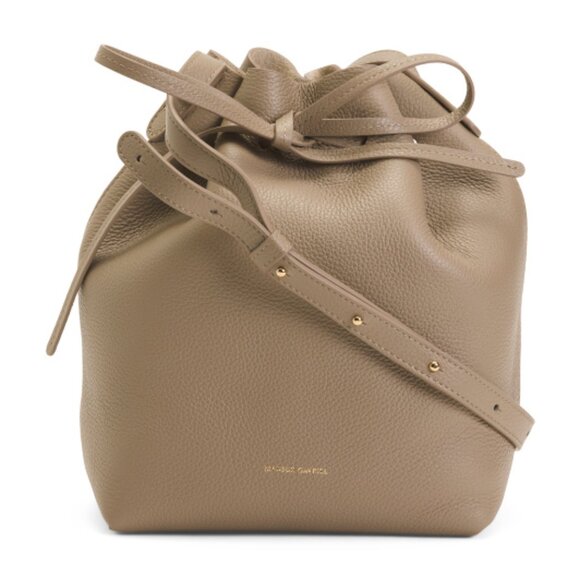 MANSUR GAVRIEL Made In Italy Leather Soft Mini Bucket Bag - Picture 1 of 3